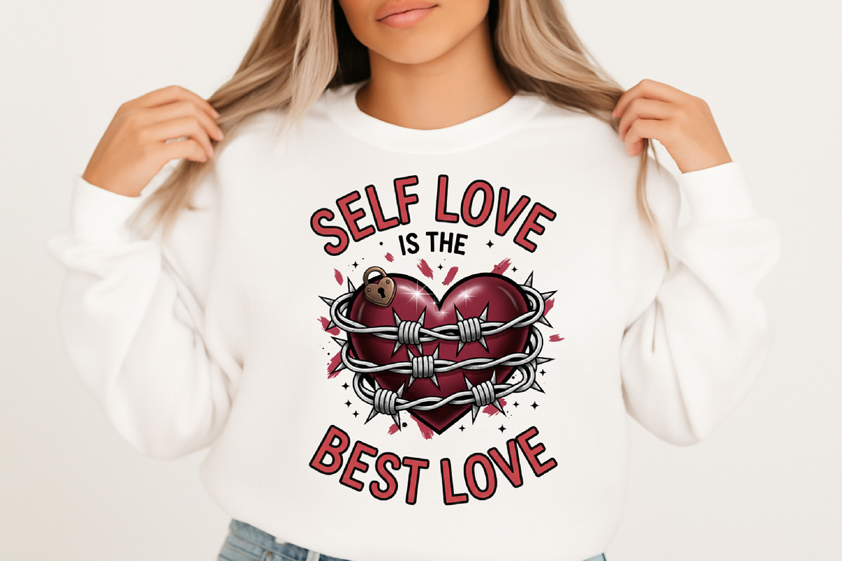 Self Love is the Best Love Png,Valen, an Illustration by Designking (Photo 3 of 6)