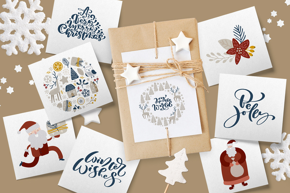 Merry Christmas nordic, an Object Graphic by Happy Letters (Photo 14 of 15)