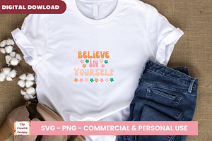 Believe In Yourself SVG Cut Files