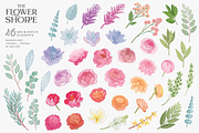 The Flower Shoppe | Flower Clipart, an Illustration by Ayca Atalay (Thumbnail 3 of 10)