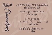 Fontrust Script (Bonus Fontrue), a Script Font by khurasan (Thumbnail 7 of 7)