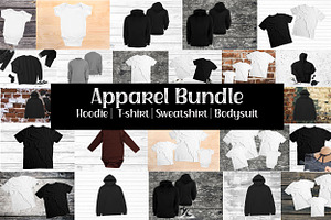 Apparel Mockup Bundle Gildan Hoodie