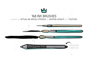 Hand Drawn Ink Brushes, a Brush Add-On by Side Project (Thumbnail 2 of 7)