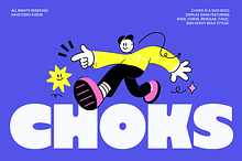 Choks - Heavy Bold Branding Font