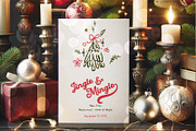 Whimsical Vintage Christmas Clipart, an Illustration by ollalya (Thumbnail 7 of 9)