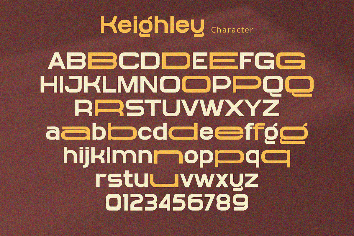 Keighley - Sans Serif Font, a Sans Serif Font by Alpaprana (Photo 8 of 10)