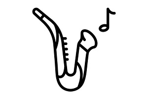 Instrumental auxiliary black icon, an Outline Icon by Creative priyanka