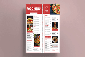 Food Menu Template, a Flyer Template by MightyDesign