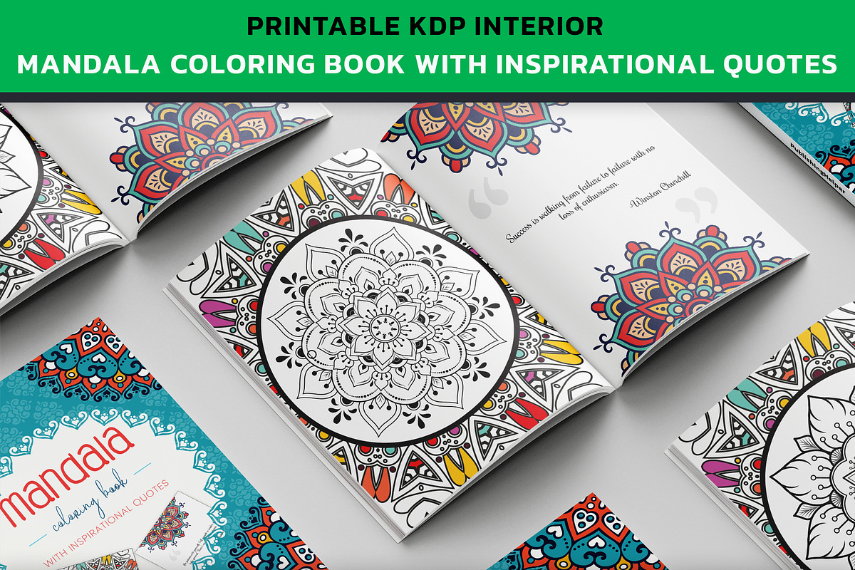 KDP Mandala Coloring Book, an Illustration by PublishingHelper (Photo 2 of 4)