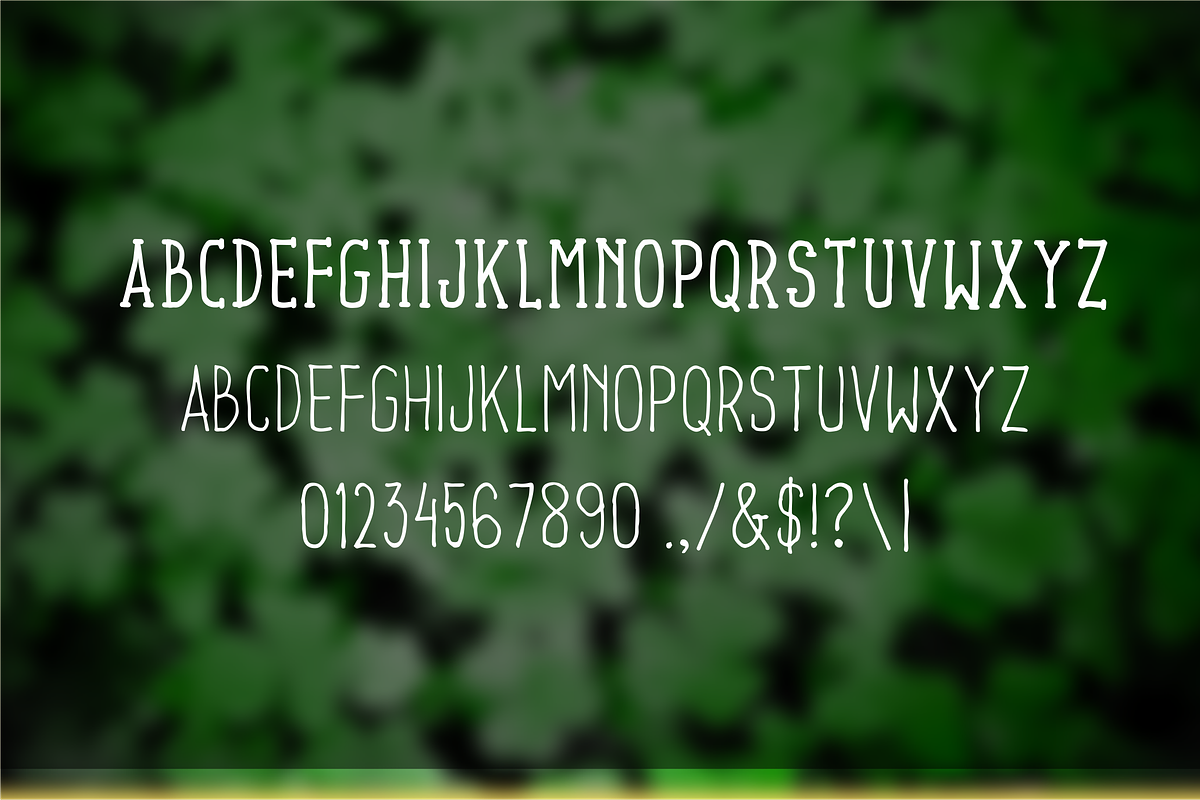 Lonjong Font preview 3