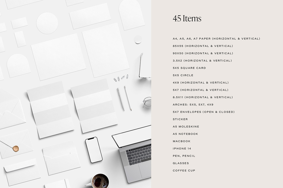 Stationery Mockup Scene Creator, a Books & Magazine Mockup by Wildfield Studio (Photo 3 of 17)