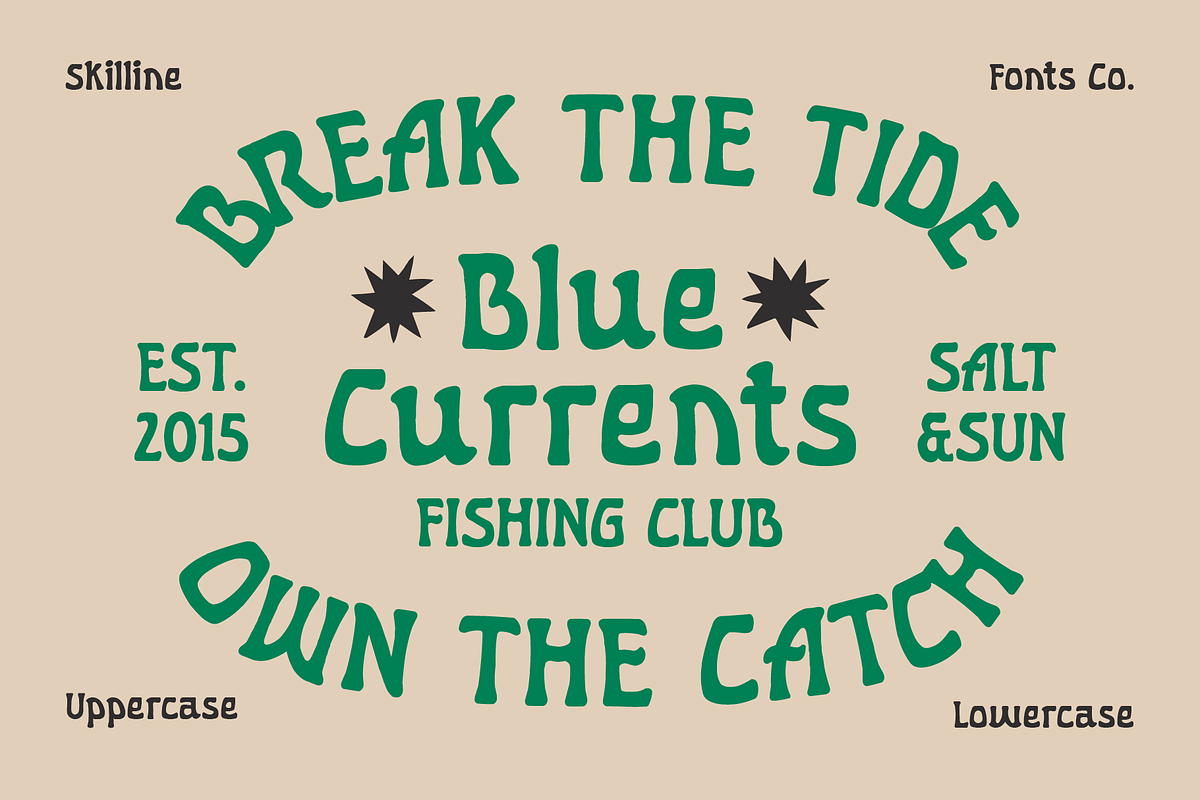 SFC Sunwave, a Serif Font by Skilline Supply Co. (Photo 10 of 10)