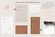 Minimal Burnt Wedding Suite, an Invitation Template by Azka Creative (Thumbnail 1 of 5)