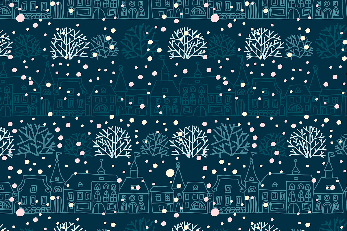 Festive Winter Town, a Graphic by Tanna.ART (Photo 6 of 19)