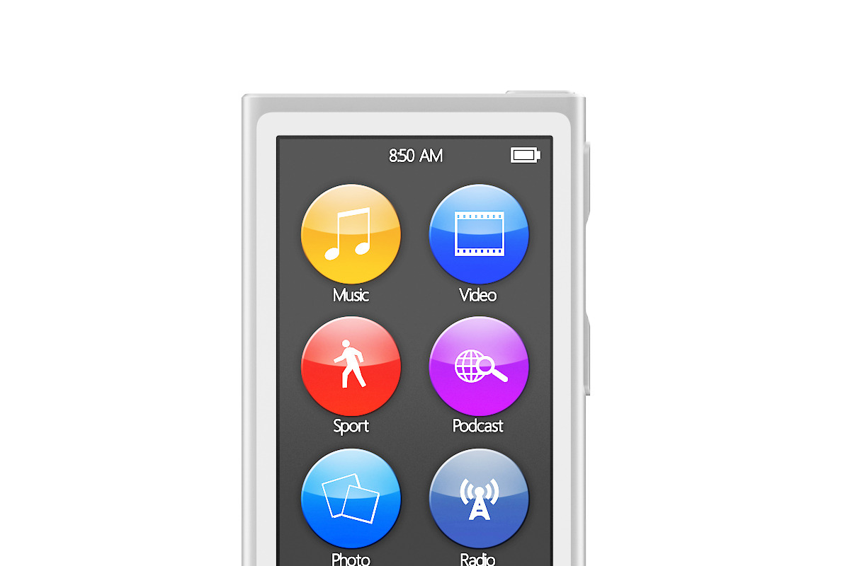 White music player, an Object 3D Model by CGAxis (Photo 1 of 12)