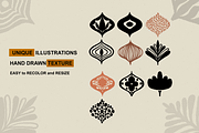 Quirky Ogee Motifs and Patterns, a Decorative Illustration by Sweet Fig (Thumbnail 3 of 12)