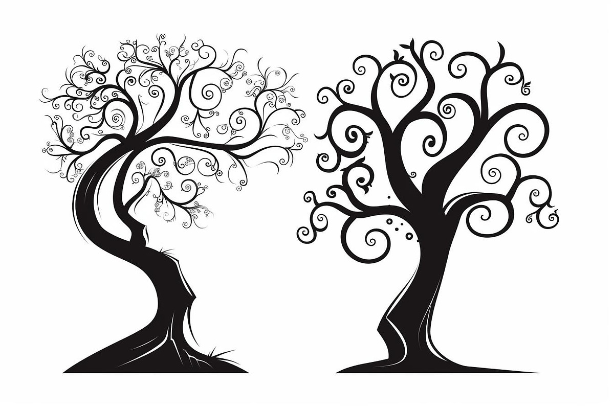 Tree Laser Cut Bundle | Decorative, an Object Graphic by jahid234 (Photo 2 of 9)