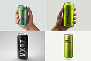 Metal Soda Can Mockup Bundle, a Packaging Mockup by graphypix (Thumbnail 2 of 15)