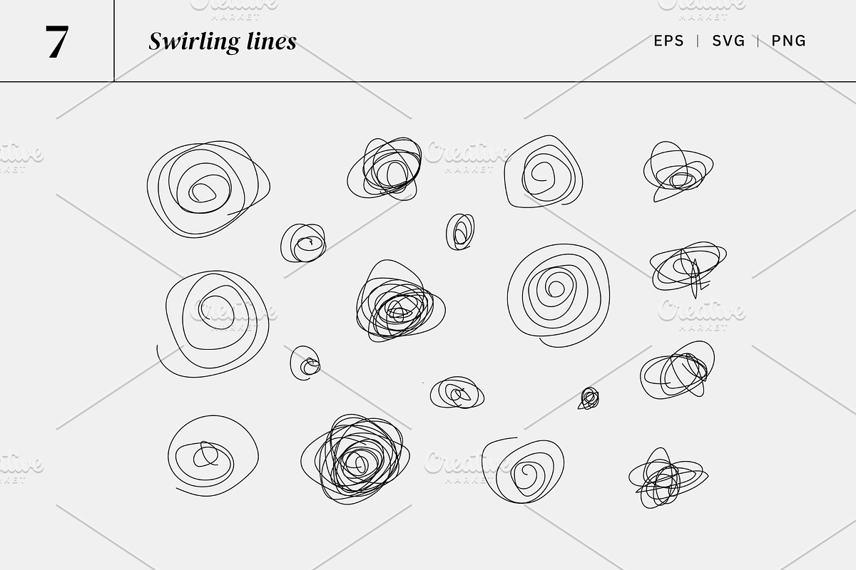 134 Scribbles & circles & underlines, an Object Graphic by Pinkbrush (Photo 8 of 9)