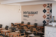 Restaurant Wall Mockup, an Advertising Mockup by Rahardi Creative (Thumbnail 2 of 4)