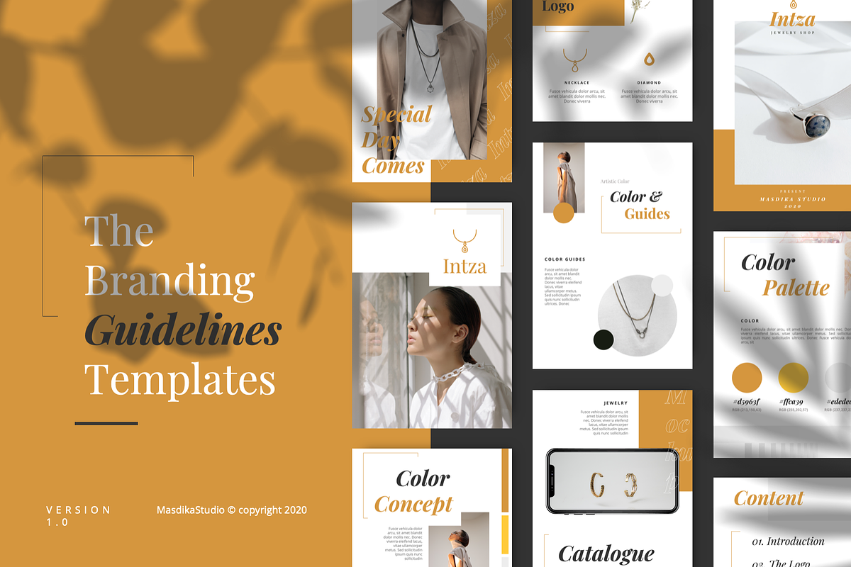 INTZA - Luxury Keynote Guidelines, a Presentation Template by Masdika Studio (Photo 1 of 12)
