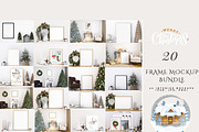 Christmas Frame Mockup Bundle -20, a Print Template by Mockup Shop (Thumbnail 1 of 39)