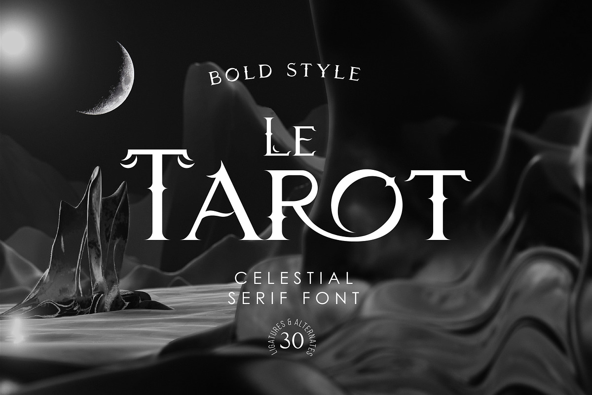 Le Tarot Bold - Celestial Serif Font, a Serif Font by Struvictory.art (Photo 1 of 11)
