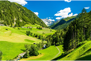 Landscape of the Austrian Alps, a Nature Photo by Leonid Andronov