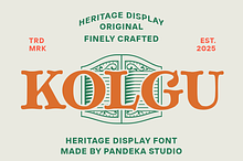Kolgu - Heritage Serif
