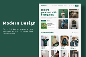 Shop Hub - Shopify Landing Page