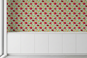 Apple and Pencil Watercolor Pattern, a Pattern Graphic by Little Creative Scribbles (Thumbnail 2 of 6)