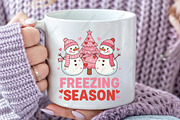 Freezing Season Snowman PNG, an Illustration by CraftArtStudio (Thumbnail 2 of 4)