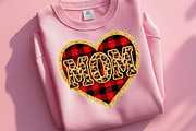 Mom Shirt Leopard Print PNG Mother, a Decorative Illustration by SugarCloudStudioArt (Thumbnail 4 of 6)