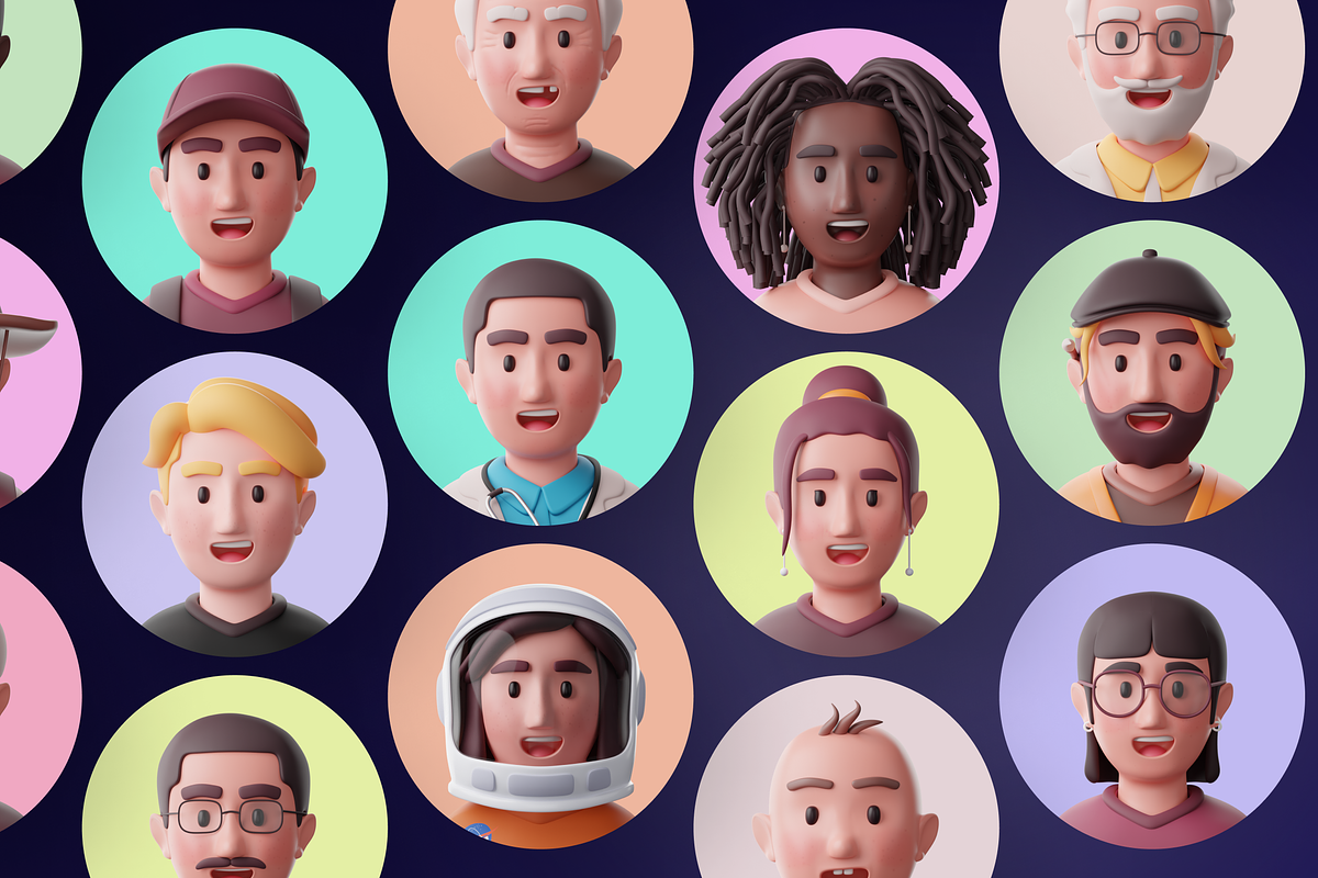 Facely - MetaPeople 3D Avatar, a Characters & Person 3D Model by Illustraly Design (Photo 2 of 7)