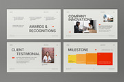 Gray Modern Annual Report PPT, a Presentation Template by graphicook (Thumbnail 4 of 5)