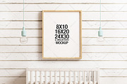 Frame Mockup Nursery Theme, a Print Template by positvtplus (Thumbnail 2 of 2)