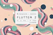 Flutter 2 - Feather Boa Backgrounds, a Background Graphic by kloroform (Thumbnail 1 of 25)