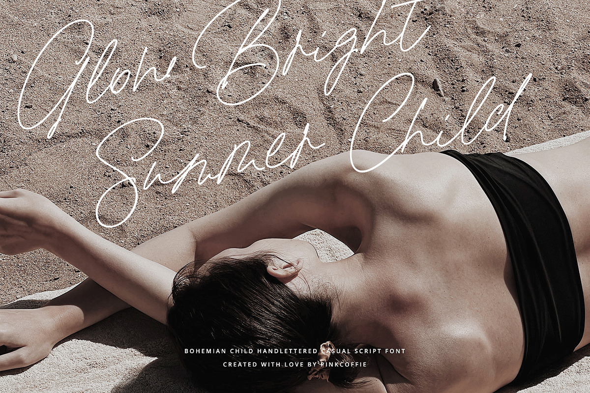 Bohemian Child | Handwritten Script, a Script Font by Pink Coffie (Photo 29 of 36)