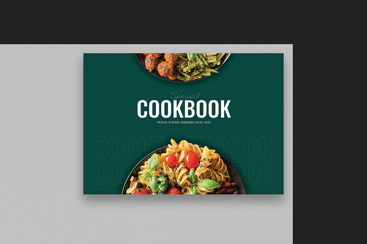 Cookbook | Recipe Book Landscape, a Brochure Template by ElvinPrint (Photo 3 of 8)