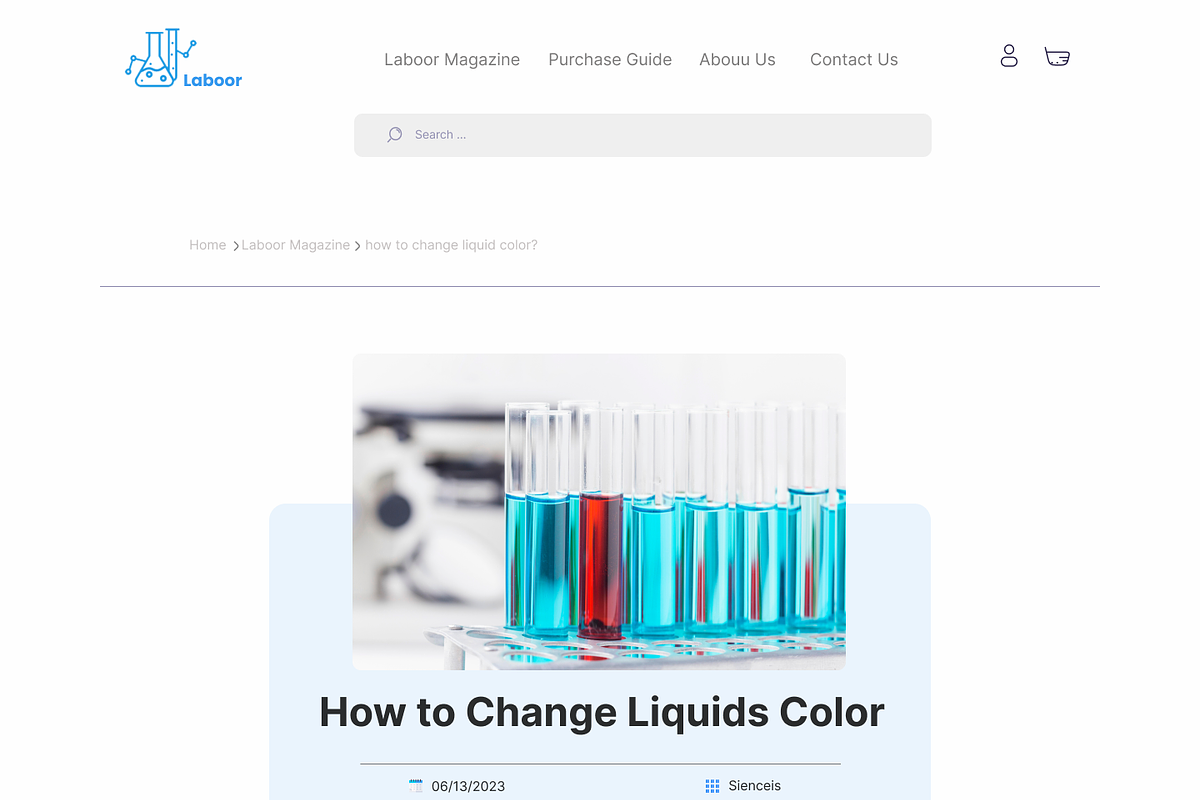 Laboratory store, a Websites & App Template by Behzad Behnami (Photo 3 of 5)