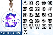 Split Monogram Letter SVG Bundle, an Object Graphic by D2PUTRI (Thumbnail 10 of 19)