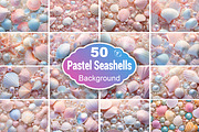 Pastel Pearls and Seashell Backgroud, a Texture Graphic by Forhadx5 (Thumbnail 1 of 4)