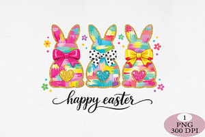 Coquette Easter Bunny Png, an Illustration by Daily.Designs