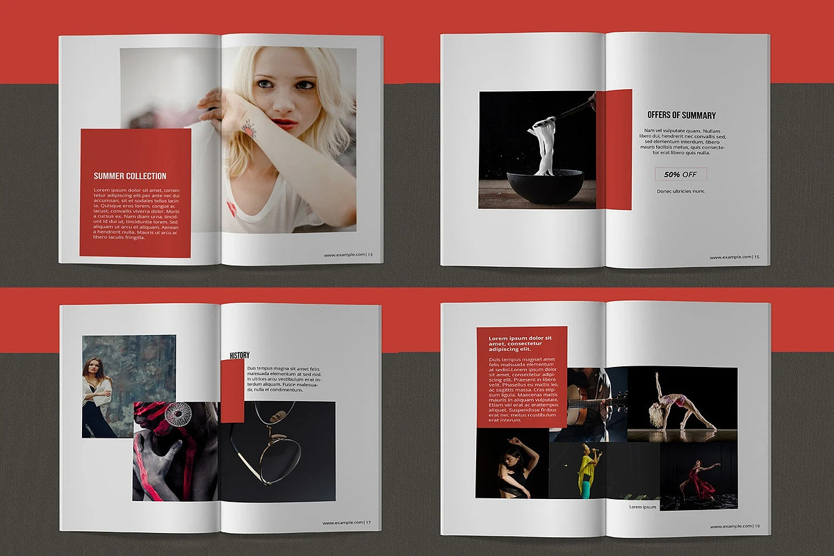 Fashion Lookbook, a Magazine Template by retrographix (Photo 6 of 6)