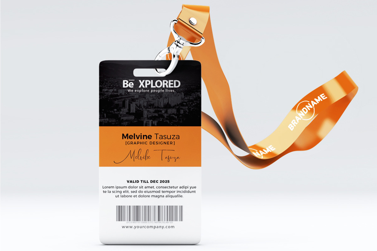 ID Card Template 04, a Stationery Template by Design Up