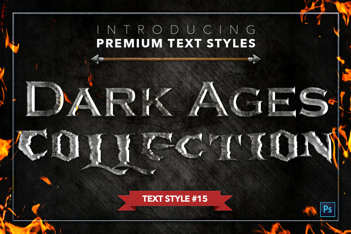 Dark Ages #1 - Text Styles, a Layer Style Add-On by Jonas Stensgaard (Photo 16 of 18)