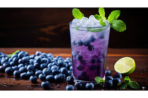 vodka ice mojito drink icy ai, a Food & Drink Photo by pikepicture