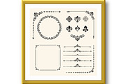 Vintage Set of Vector Elements, a Pattern Graphic by FineArtStudio (Thumbnail 2 of 3)