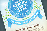 Spring Party Invitation, an Invitation Template by Mera Pixels (Thumbnail 1 of 3)