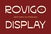 CS Rovigo – Retro Font, a Sans Serif Font by Craft Supply Co. (Thumbnail 1 of 8)